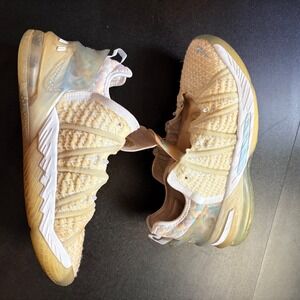 Lebron XVIII Blue Tint size‎ 7y no laces as is